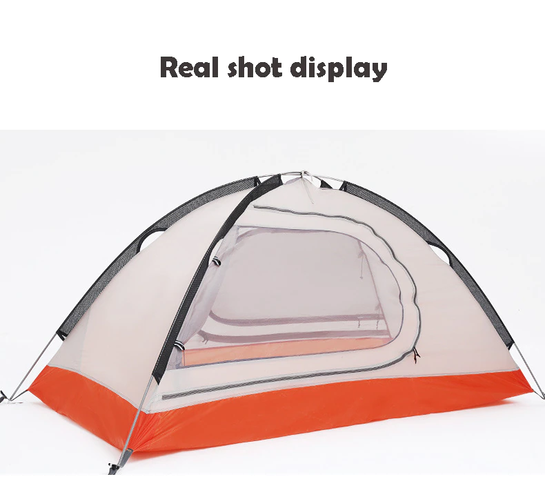 Cheap Goat Tents Hewolf Single Double Decker Double Door Rainstorm Tent High Mountain Snowfield Ultralight Camping Equipment Silicone Tent Tents 